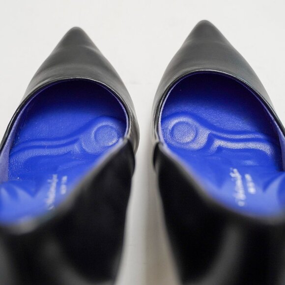 Antonia Saint Micro Fiber Leather Black Pumps - Picture 8 of 10